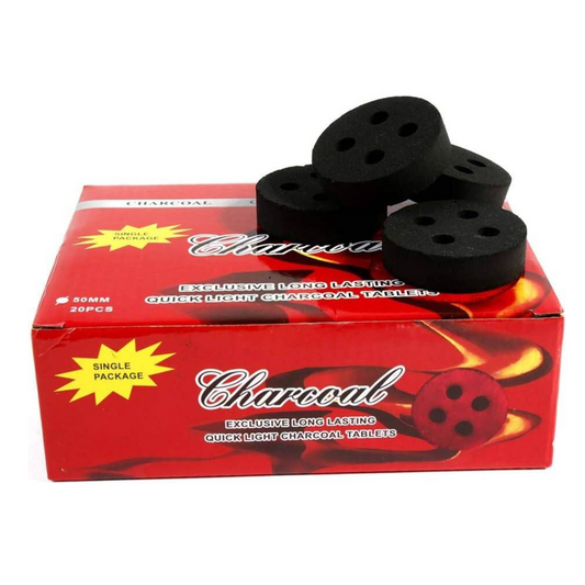 Quick Light Long Lasting Charcoal Tablets 20 Pieces/Box