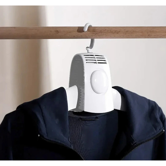 Umate Portable Electric Clothes Drying Hanger with Shoes Dryer