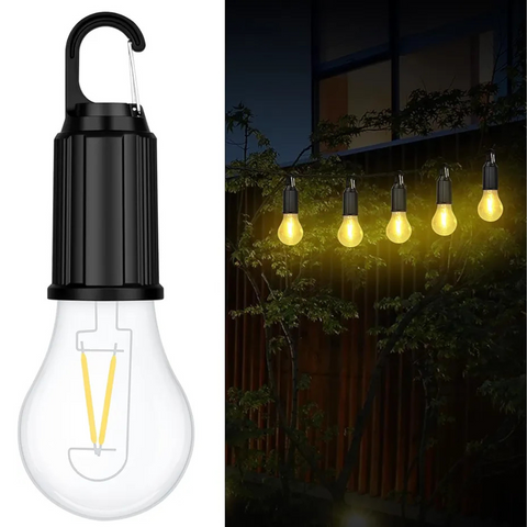 Rechargeable Camping Lantern Bulb with Tent Hanging Hook