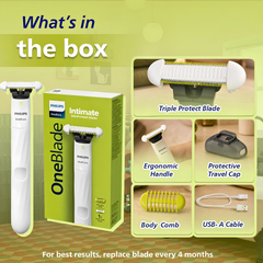 Philips OneBlade Intimate SkinProtect Trimmer QP1924/20