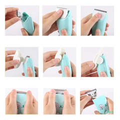 Rechargeable Baby Hair Trimmer, with 2 Auxiliary Combs and Accessories