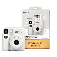 Fujifilm Instax Mini SE Instant Camera Light Grey