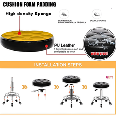 Adjustable Lifting Round Rotatable Chair