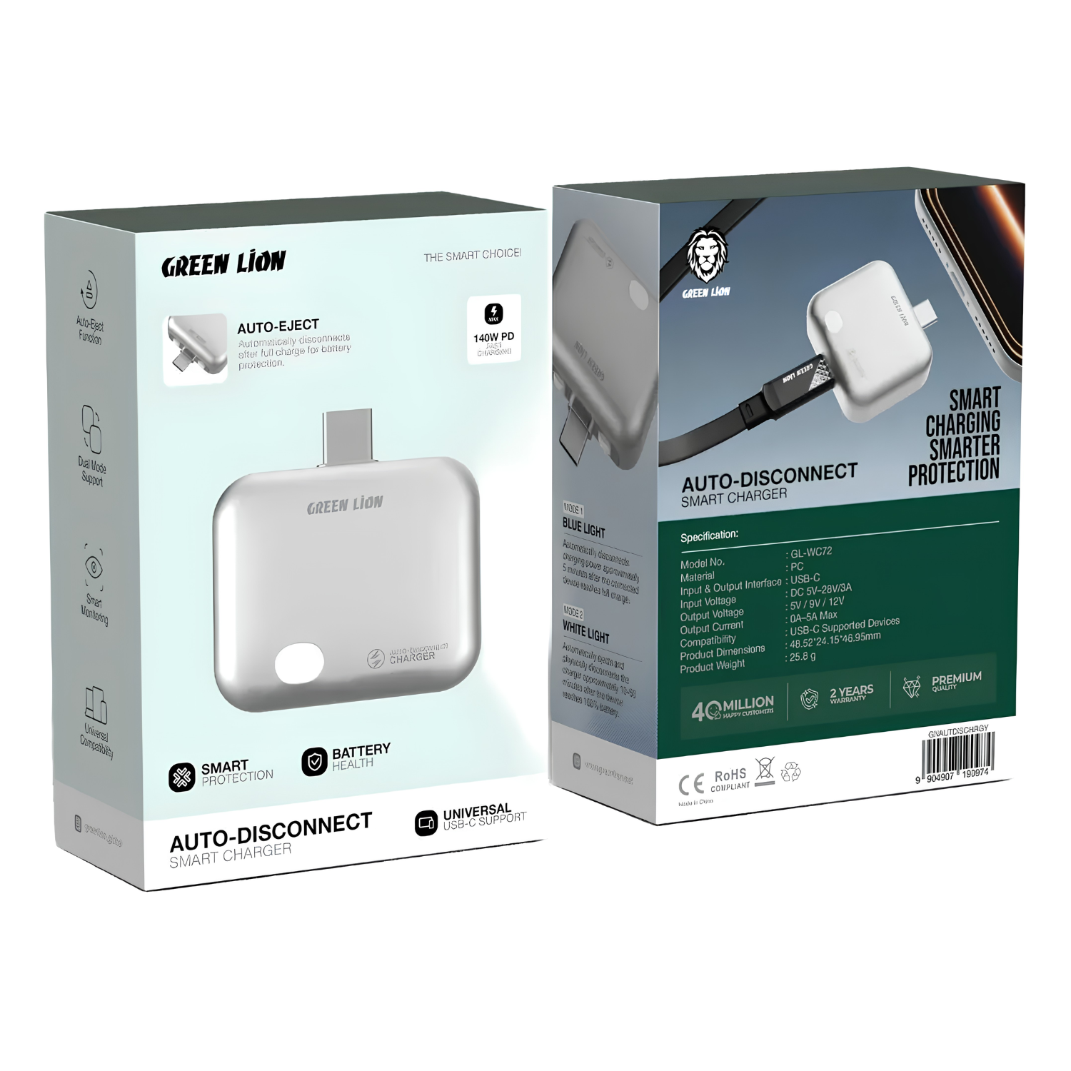 Green Lion Auto Disconnect Smart Charger