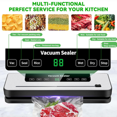 Vacuum Sealer for Automatic Vacuum Packing and Sealing