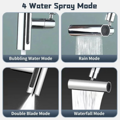 Multi Functional 4 Modes Universal Sink Faucet Extension