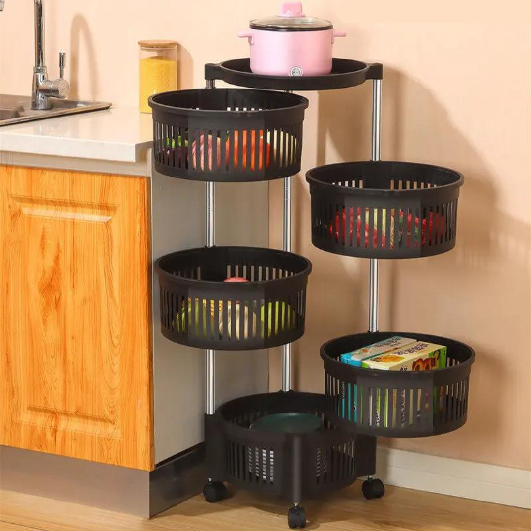 Rotating kitchen shelves hotsell