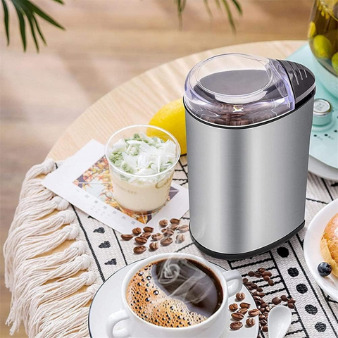 160W Stainless Steel Coffee Grinder