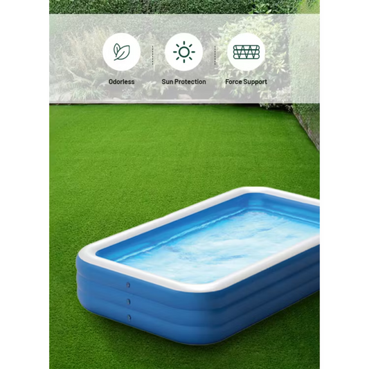 Green Lion Inflatable Small Swimming Pool 260 x 165 x 60 CM