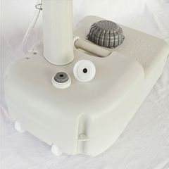 Portable Outdoor Camping Handwash Gooseneck Wash Basin with Foot Press Pump, Soap Dispenser, Faucet & Towel Holder