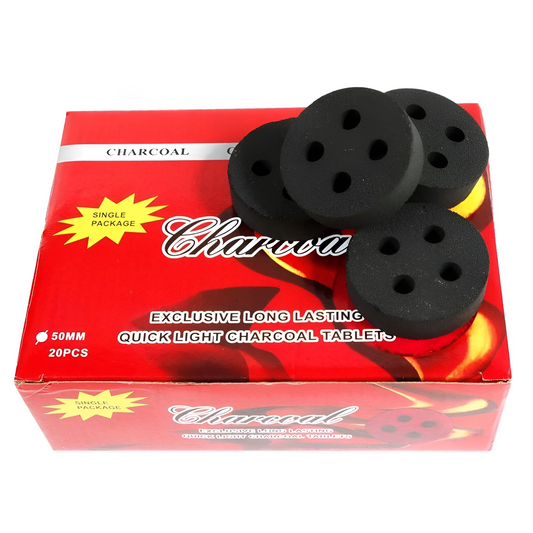 Quick Light Long Lasting Charcoal Tablets 20 Pieces/Box