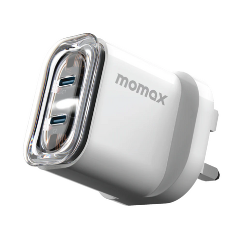 Momax 1-Charger Flow PD 35W 2 Ports GaN Wall Charger