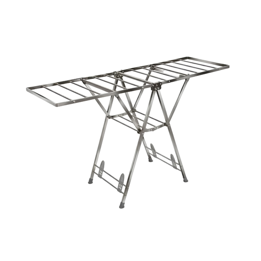 Double Tier Folding Metal Gullwing Clothes Drying Rack