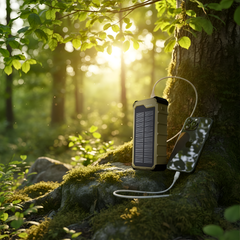 Powerology Solara Solar Power Bank with Tripod Flashlight