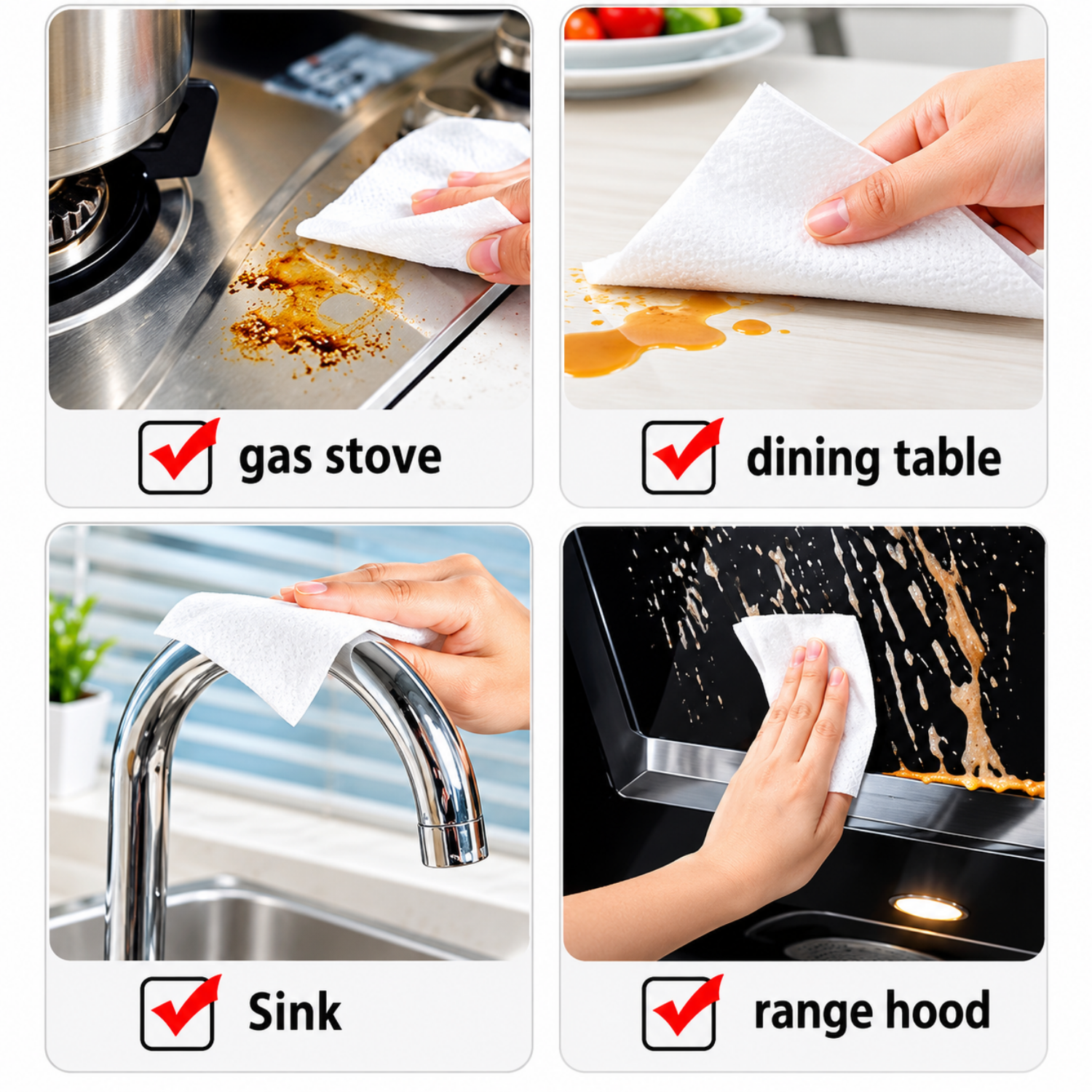 Powerful Anti Oil Kitchen Wipes for Deep Cleaning and Grease Removal