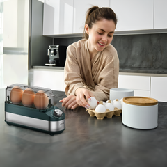Green Lion Trio Egg Cooker with 3 Baking Modes, 8-Minute Fast Cooking