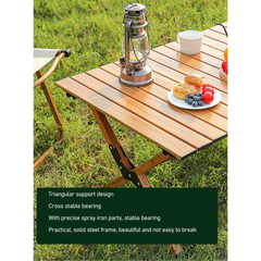 Folding Outdoor Camping Table 60 x 60 x 45 cm