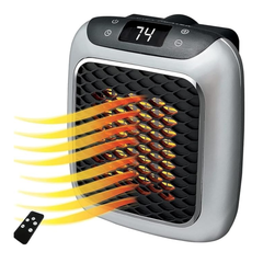 Space Saving Wall Mounted Electric Heater with Adjustable Thermostat - Handy Heater Turbo 800 Watts