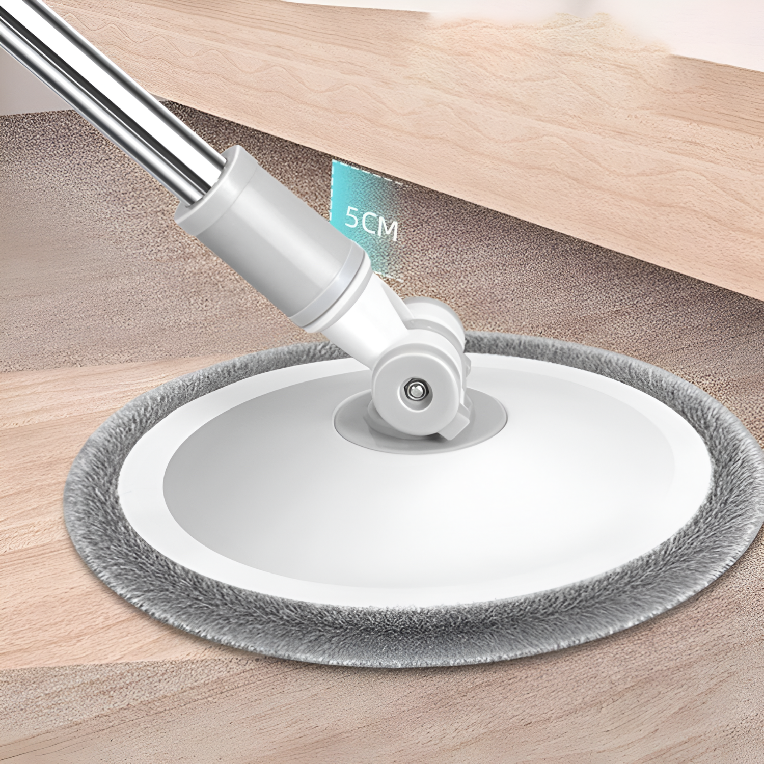 360° Rotating Floor Mop Set with Hands-Free Water Wringer