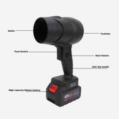48Vh Wind Air Blower Violent Turbo Fan with Removable Li-ion Battery
