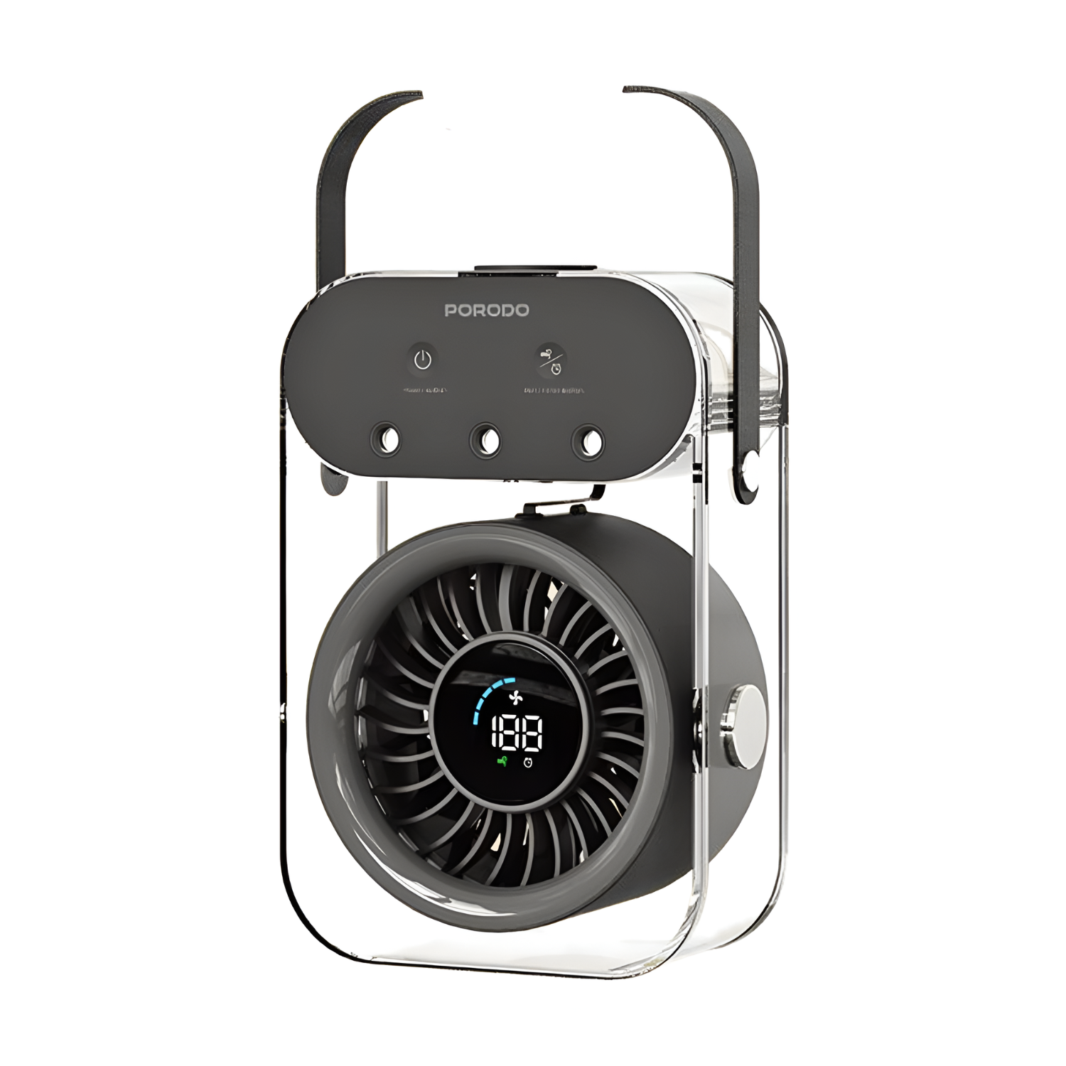 Porodo Lifestyle Chillo Aqua Portable Mist Fan with 500mL Water Tank