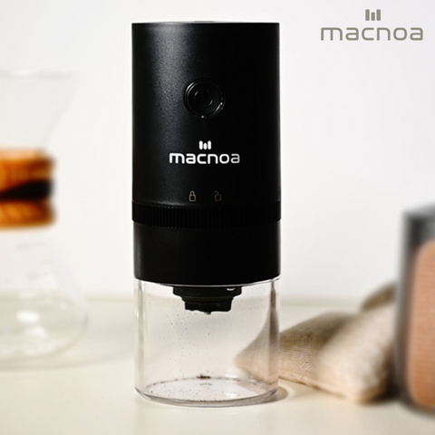 Macnoa Coffee Grinder - Portable Burr Coffee Grinder with Adjustable Grind Size