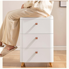Modern Bedroom Chest of Drawers, Bedside Storage Shelves for Home