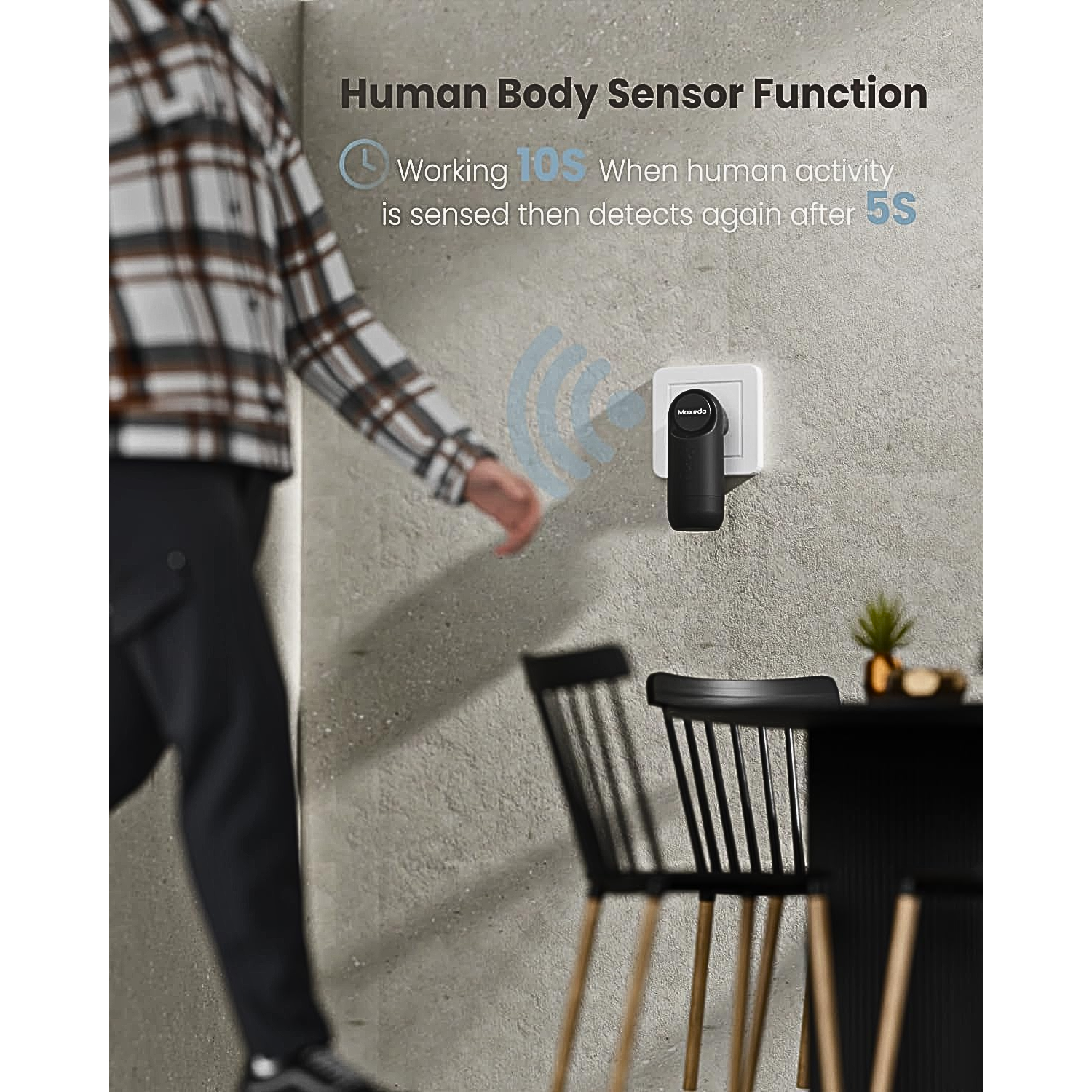 Moxedo Plug In Electric Fragrance Diffuser, Wall Plug Mounted Waterless Aroma Therapy Diffuser