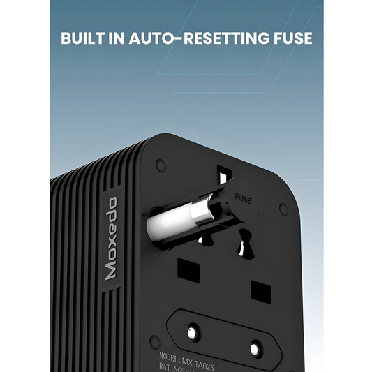 Moxedo Universal Plug Plus 20W GaN Travel Adapter Worldwide Fast Charging Hub