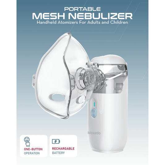 Moxedo Portable Mesh Nebulizer for Adults and Children