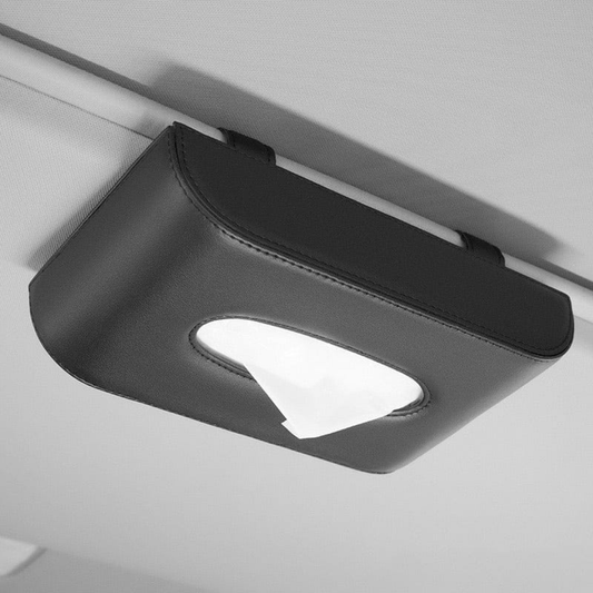 Leather Tissue Dispenser for Car Sun Visor