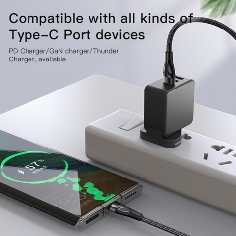 كابل شحن 4 في 1 - USB Type-C إلى 4 منافذ (2 Lightning + 2 USB C) - Yesido CA110