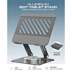 Moxedo Aluminum 360° Laptop &amp; Tablet Stand