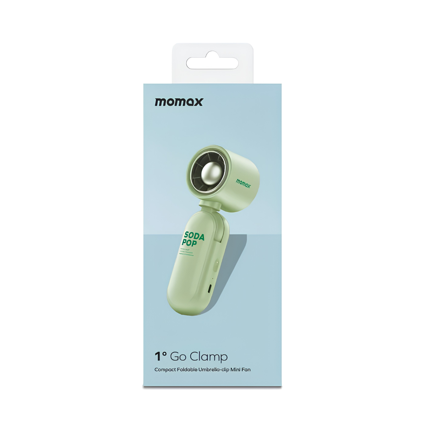 Momax 1° Go Clamp Compact Foldable Umbrella Clip Mini Fan