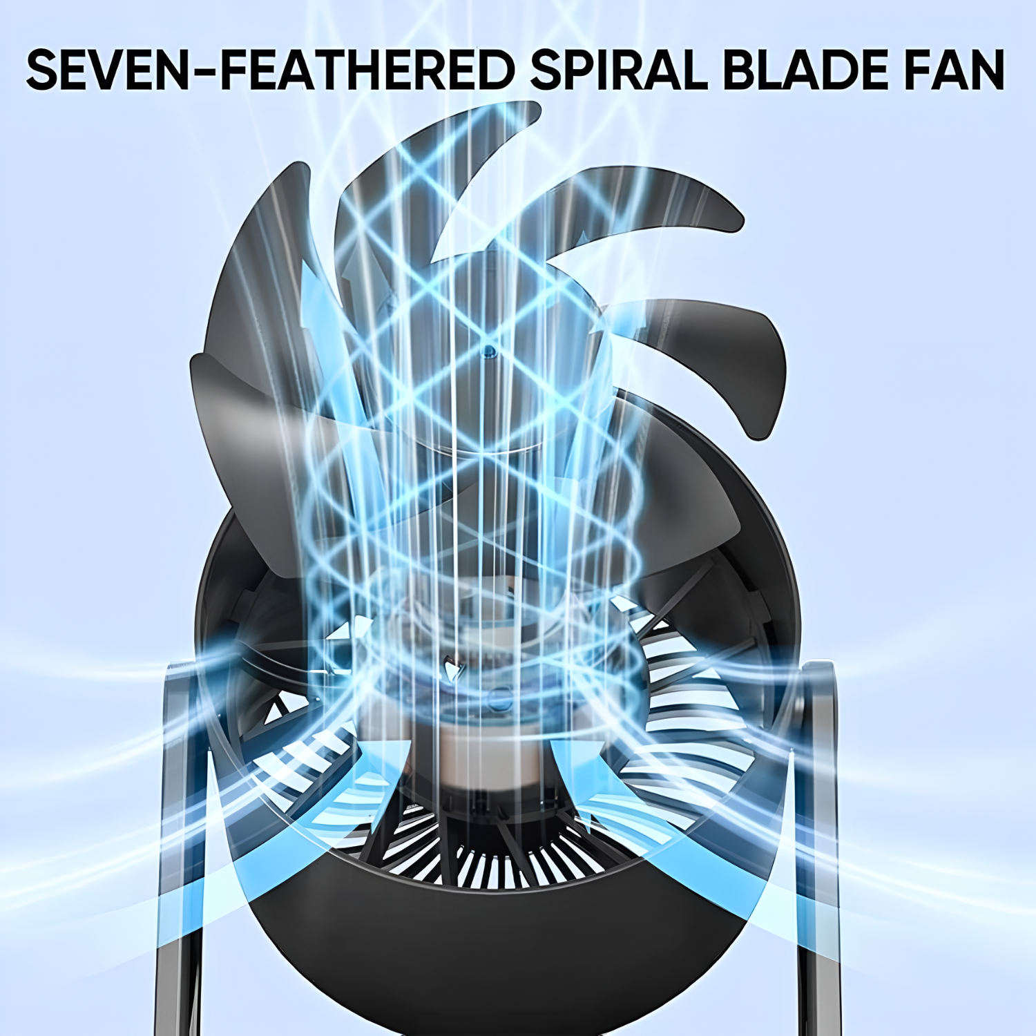 Porodo Lifestyle Chillo Core Desktop Fan with LED Display ,6000mAh Battery, 100 Speed Levels