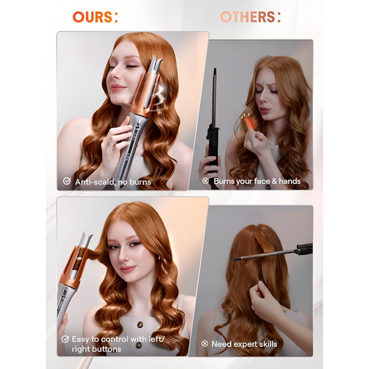 Sheglam It-Curl One-Touch Instant Curler, 25mm Automatic Fast Heating Hair Curler