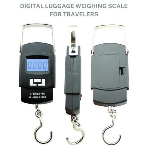 Digital Luggage Weighing Scale for Travelers