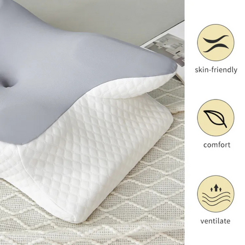 Orthopedic Ergonomic Memory Foam Cervical Pillow for Neck Pain