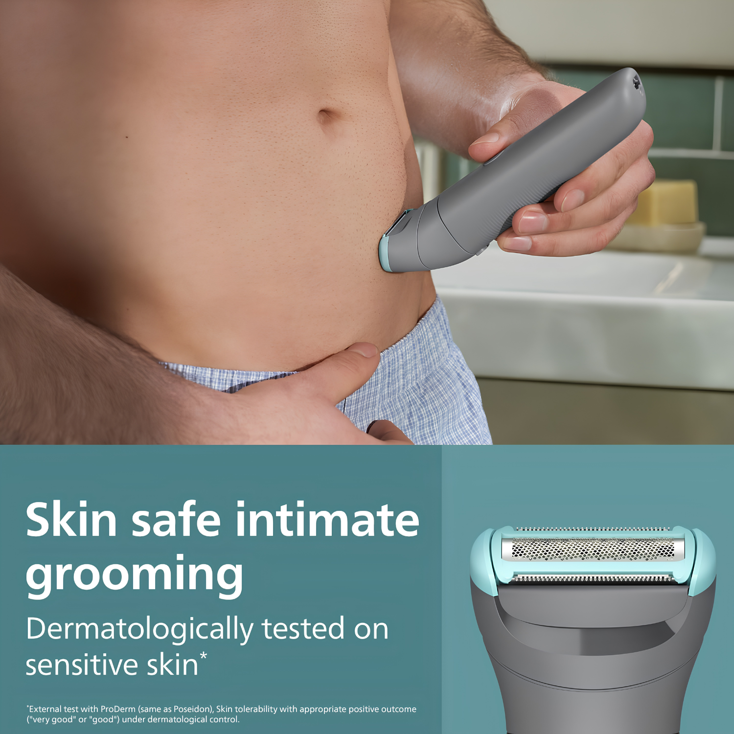 Philips Body Groomer 3000 Series – Body and Balls, Skin Friendly Intimate Trim and Shave