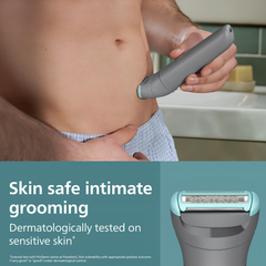 Philips Body Groomer 3000 Series – Body and Balls, Skin Friendly Intimate Trim and Shave