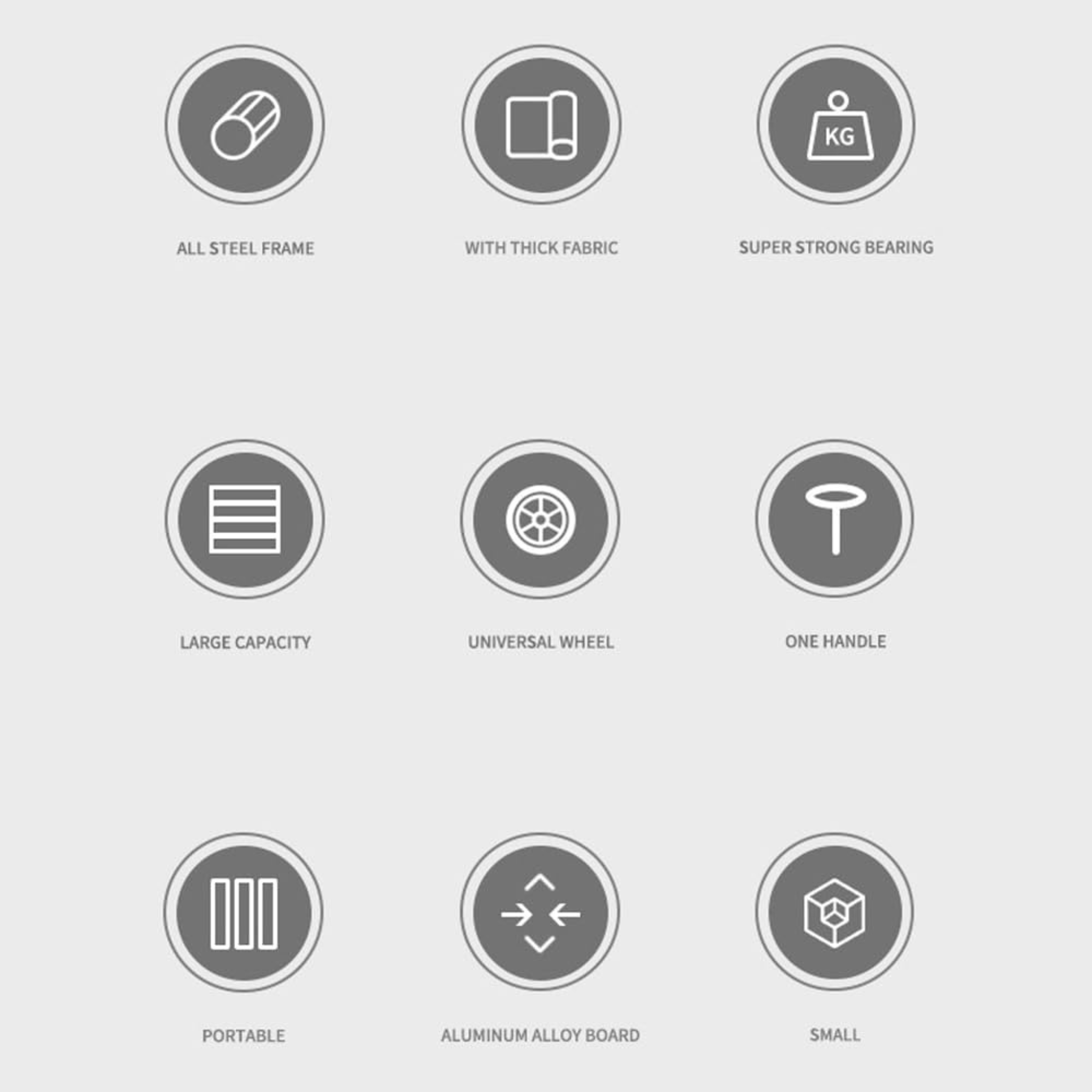 150Kg Capacity Heavy Duty Folding Collapsible Wagon Trolley Cart for Picnic and Outdoor Camping