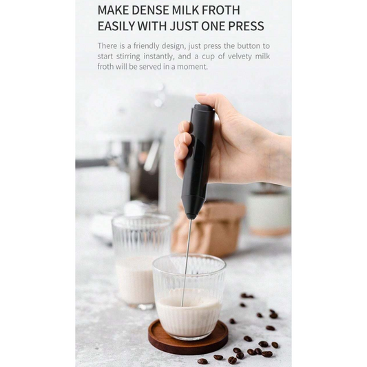 Electric Milk Frother - Handheld Automatic Coffee Stirrer