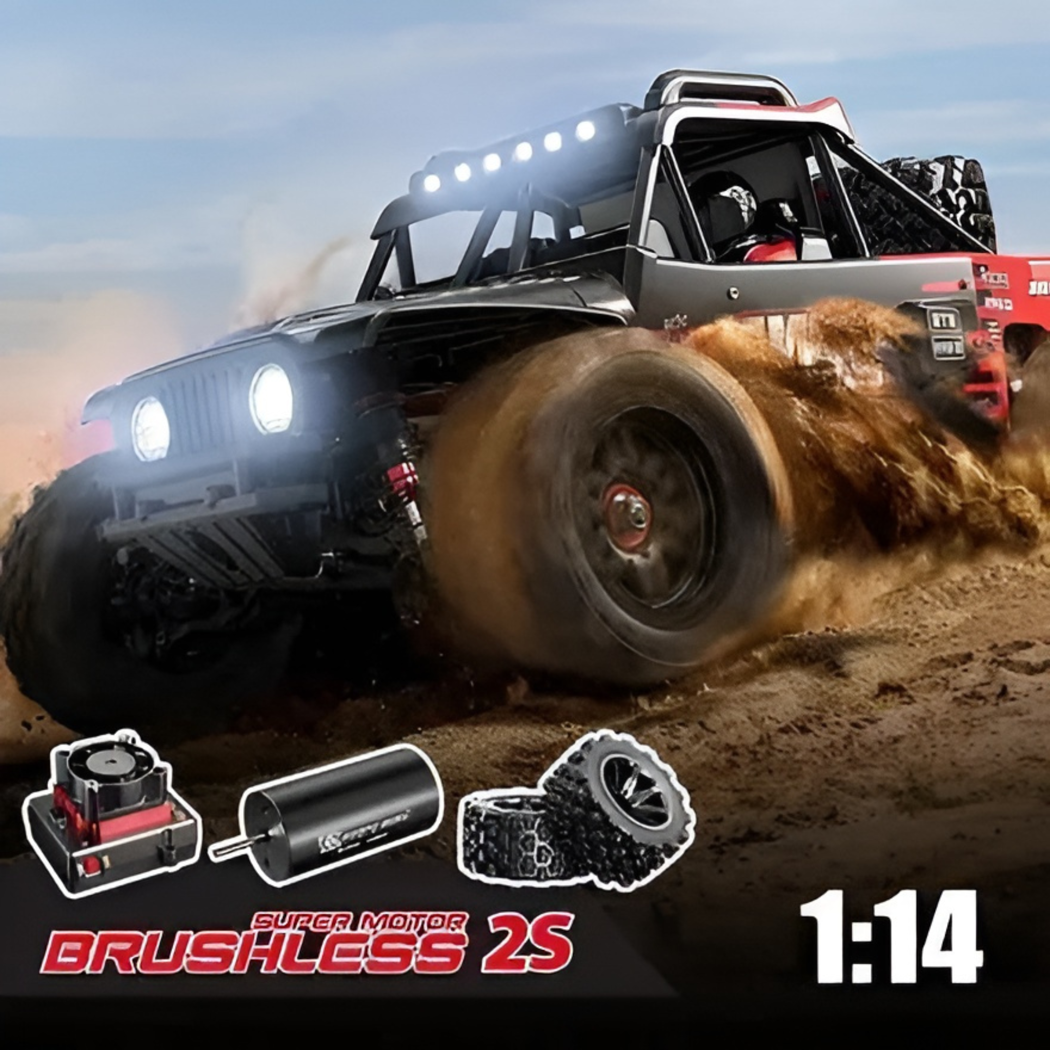 MJX Hyper Go 14209 1/14 Brushless High Speed RC Hobby Truck