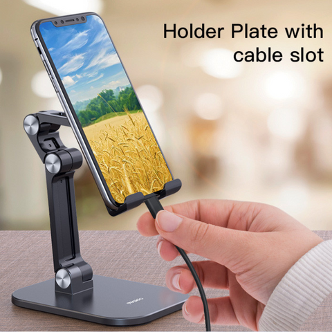 Desktop Mobile Phone Stand Aluminum Alloy Tablet Holder - Yesido C104