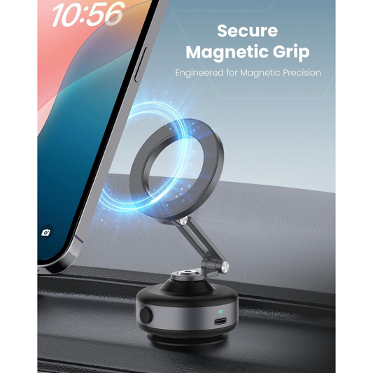 Moxedo Vacuum Suction Electric Magnetic Phone Holder