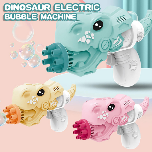 Dinosaur Multi Hole Bubble Gun for Kids