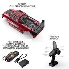 MJX Hyper Go 10210 1:10 2.4GHz 4WD Brushless High Speed Off Road RC Monster Truck