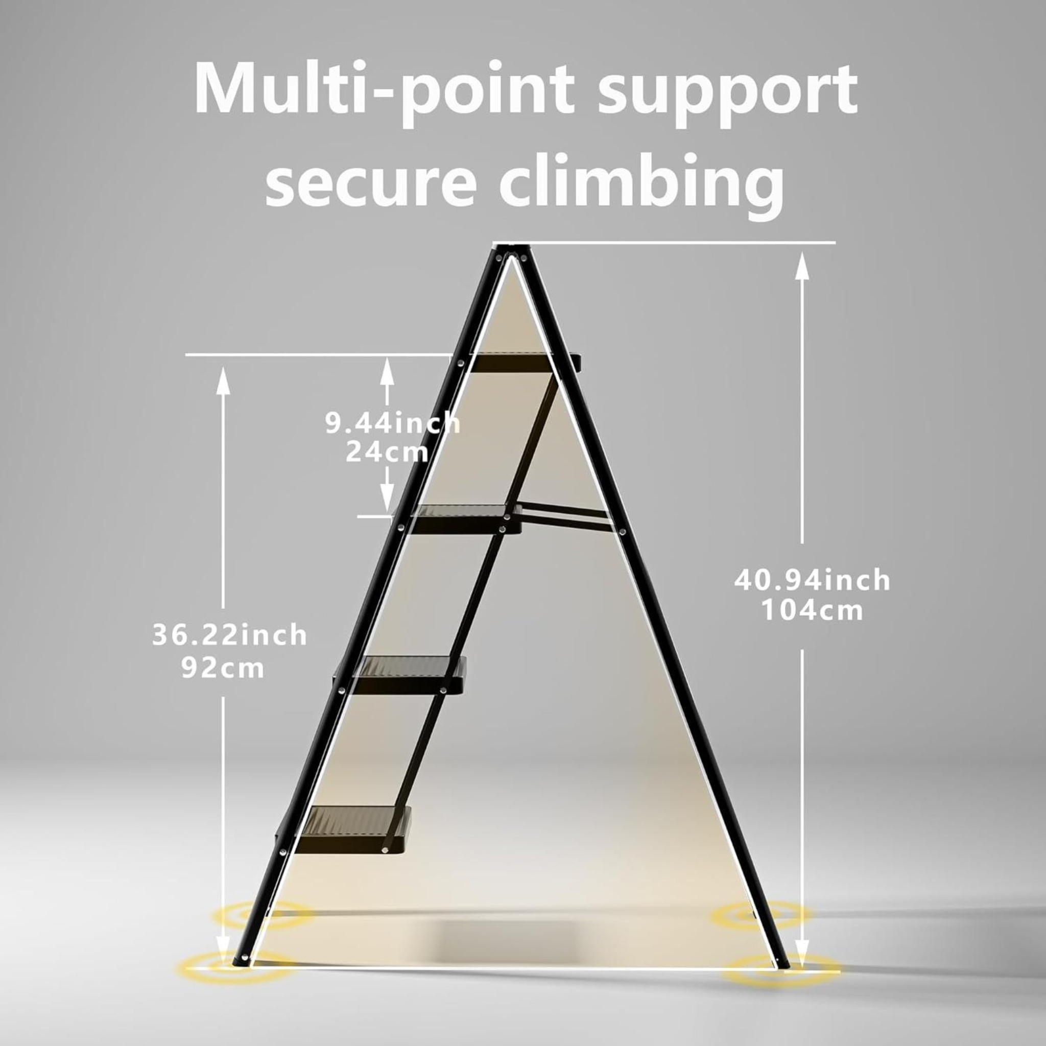 Multi-Purpose Folding 4 Steps Household Ladder in Qatar – Qmax Qatar