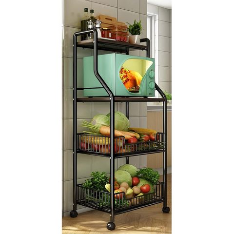 Multi Purpose Kitchen Storage Organizer Trolley Rack