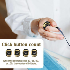 iQibla Zikr Ring - Smart Tasbih Tally Counter Ring